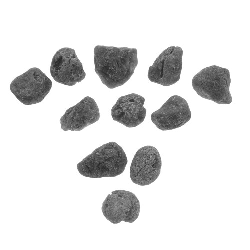 meteorite nero grezzo 200 g per giardino e vasi interni