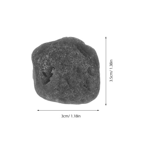 meteorite nero grezzo 200 g per giardino e vasi interni 1