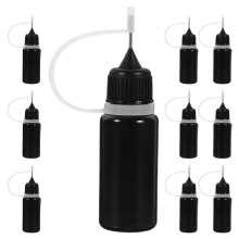 frasco com bico 10 ml para óleo tinta máquinas 24 unidades
