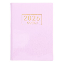 agenda diária mini a7 capa pu calendário mensal inglês 2026