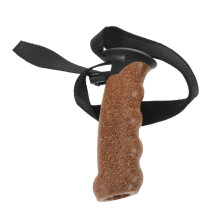 punho de cortiça para bastão de trekking com alça e apoio antiderrapante