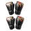 2 pares de luvas de boxe infantis em PU com estampa de chamas 11