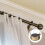 2pcs curtain rod brackets for wardrobe pole and drapery support 3