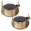 2pcs curtain rod brackets for wardrobe pole and drapery support 11