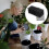 50pcs square flower pot mesh pads for drainage and 9