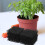 50pcs square flower pot mesh pads for drainage and 5