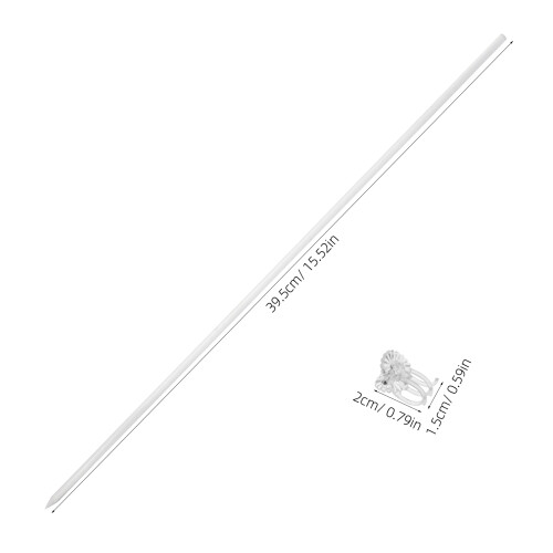 16pcs clear acrylic plant stakes for climbing vines support 1