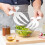 4pcs reusable forks for salad and pasta serving 6