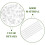 16pcs clear acrylic plant stakes for climbing vines support 10