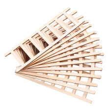 36 pcs wooden mini ladder for dollhouse staircase and garden craft