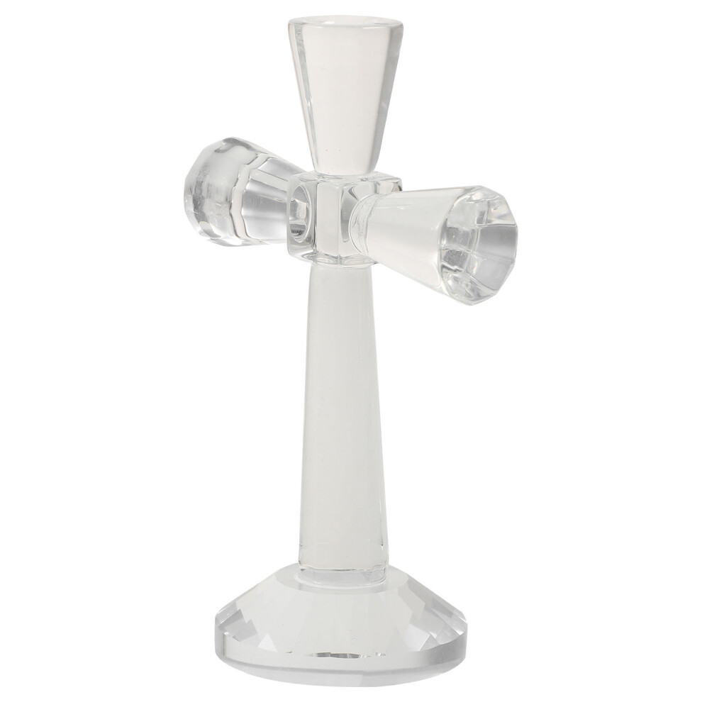 4pcs crystal cross figurine desktop statue ornament souvenir-image-OPC-PKKHTV9-NEW