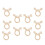 Modern Napkin Holder Beige Bamboo 10pack 1
