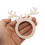 Modern Napkin Holder Beige Bamboo 10pack 11