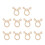 Modern Napkin Holder Beige Bamboo 10pack 5
