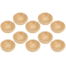 10pcs artificial bird nest ornament rustic simulation house decoration