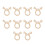 Modern Napkin Holder Beige Bamboo 10pack 3