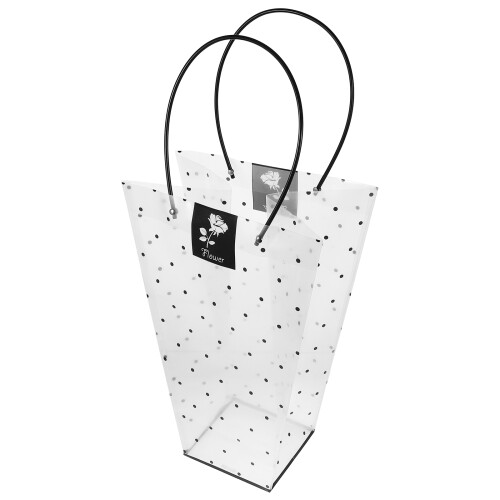 Flower Packaging Bag with Handle for Bouquet and Rose Wrapping