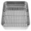 Stainless steel baking tray with rack, practical silver dish set 9