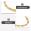 10 Pcs U-Shape Teapot Handle Replacement for Ceramic Pottery Kettles 9