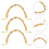10 Pcs U-Shape Teapot Handle Replacement for Ceramic Pottery Kettles 11