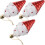 12 Pcs Ice Cream Shaped Christmas Tree Ornaments Hanging Decor 3