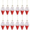 12 Pcs Ice Cream Shaped Christmas Tree Ornaments Hanging Decor 7
