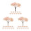 36 arbres miniatures fleurs pour paysage bricolage 6