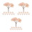 36 arbres miniatures fleurs pour paysage bricolage 4