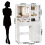 Vanity Desk with 10 LED Lighted Mirror for Makeup 3