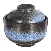 japanese style ceramic stew pot and soup bowl for household use