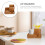 wooden cup holder with compartments for and cups 11