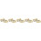 10Pcs Solid Zinc Alloy Closet Pole Holders Golden Rod Brackets 11