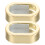 10Pcs Solid Zinc Alloy Closet Pole Holders Golden Rod Brackets 2