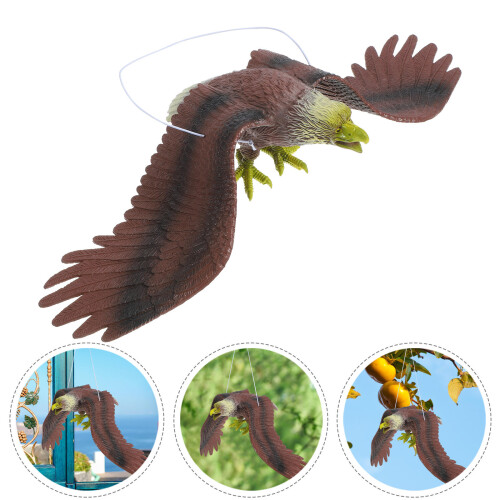 hanging bird deterrent plastic eagle outdoor decor ornament 2