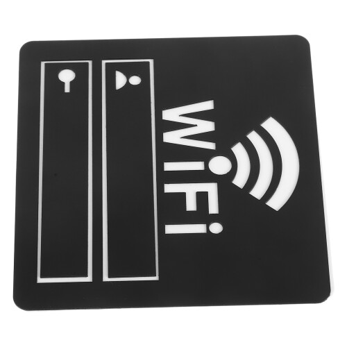 adesivo wifi password e copertura rete 1 pezzo