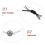2 braccialetti con ciondolo pallone calcio, regolabile 8