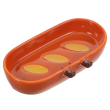 Soy Sauce Dish - Ceramic Baguette Shaped Dipping Bowl