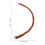 2Pcs Picnic Basket Handle Replacement Durable Rattan Grip for Home Use 3