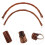2Pcs Picnic Basket Handle Replacement Durable Rattan Grip for Home Use 9