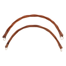 2St Rattan Mand Handvatten Vervanging Ergonomisch Voor Huis En Buiten