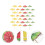 40 Pcs Fruit Stick Practical Party Decorations 10x8x8xcm 3