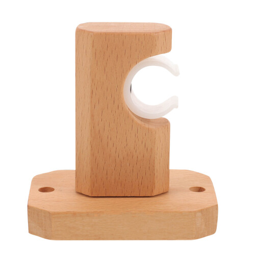 Curtain Pole Holders For Rustic Style Wood Khaki 1pcs 1