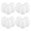 250 pcs white 4cm solid eggs for easter craft painting diy decoration 1