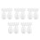 250 pcs white 4cm solid eggs for easter craft painting diy decoration 8
