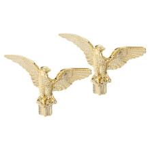 2 pcs eagle finial pole top ornament for outdoor square and hall