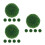 15 Pcs Artificial Topiary Ball Greenery Spheres Hanging Grass Decor 10