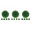 15 Pcs Artificial Topiary Ball Greenery Spheres Hanging Grass Decor 6