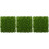3pcs Artificial Moss Wall Decor Greenery Panel Turf 4