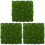 3pcs Artificial Moss Wall Decor Greenery Panel Turf 2
