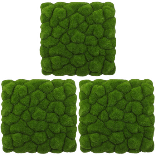 3pcs Artificial Moss Wall Decor Greenery Panel Turf 1